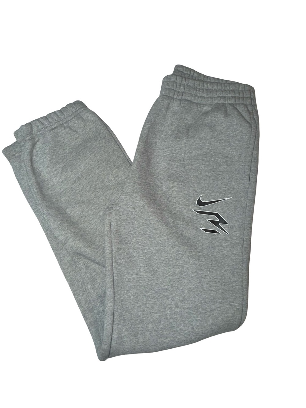 Nike Youth Heather Gray Logo Joggers